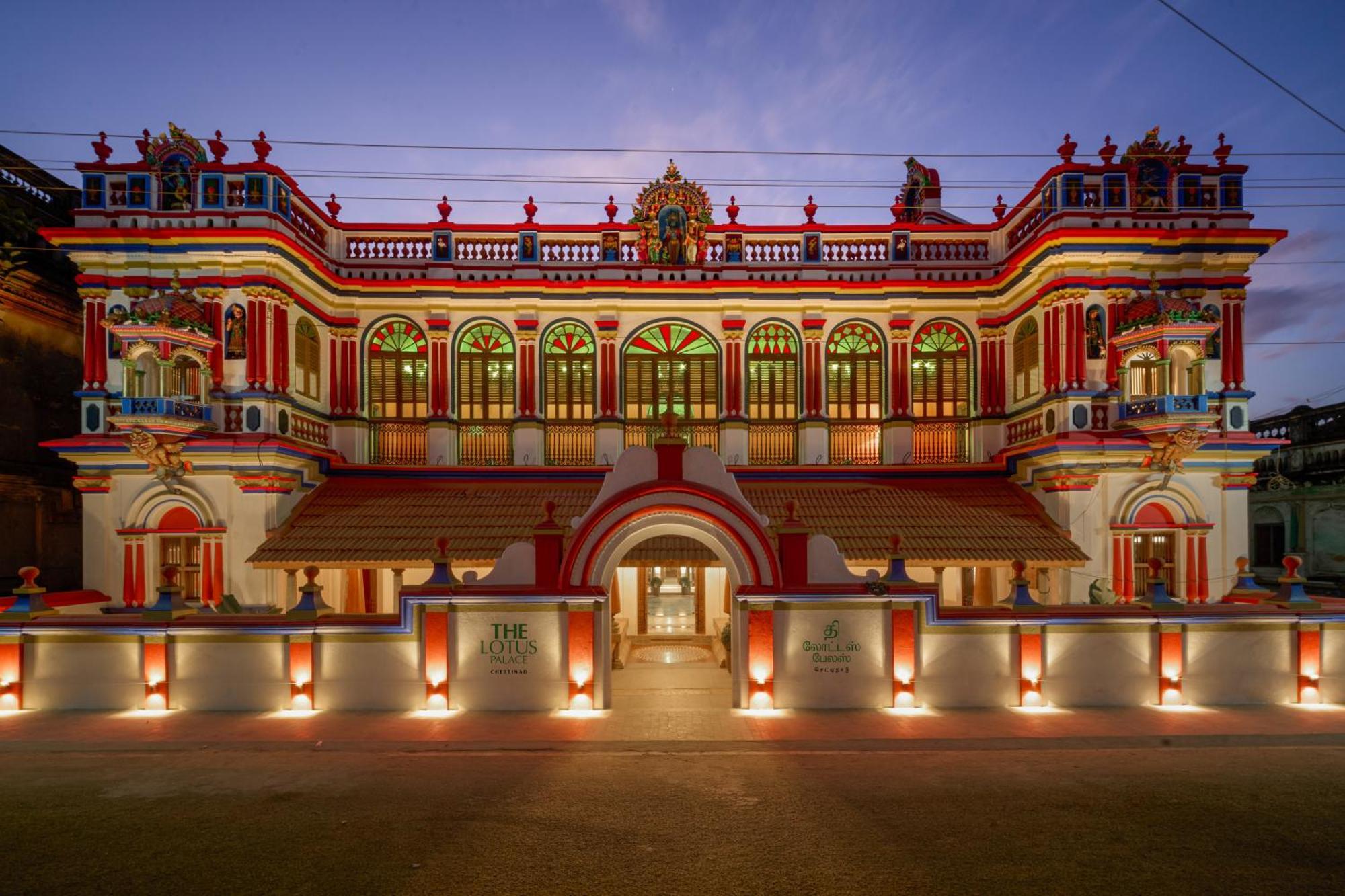 The Lotus Palace Chettinad Карайкуди Екстериор снимка